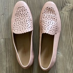 Light pink loafers
